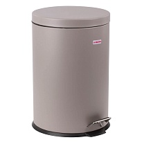 Ведро-контейнер для мусора (урна) с педалью LAIMA Classic, 20 л, серое, матовое, металл, со съемным внутренним ведром в Георгиевске Ведро-контейнер для мусора (урна) с педалью LAIMA Classic, 20 л, серое, матовое, металл, со съемным внутренним ведром в Георгиевске