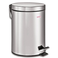 Ведро-контейнер для мусора (урна) с педалью LAIMA Classic, 5 л, зеркальное, нержавеющая сталь, со съемным внутренним ведром в Георгиевске Ведро-контейнер для мусора (урна) с педалью LAIMA Classic, 5 л, зеркальное, нержавеющая сталь, со съемным внутренним ведром в Георгиевске