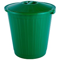 Мусорный бак с крышкой 80 л зеленый 80 зеленый в Георгиевске Мусорный бак с крышкой 80 л зеленый 80 зеленый в Георгиевске