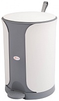 Контейнер для мусора Sтилъ с педалью 11 л серый 11 серый в Георгиевске