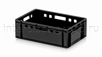 Ящик для мяса и колбасных изделий Е-2 черный в Георгиевске Ящик для мяса и колбасных изделий Е-2 черный в Георгиевске