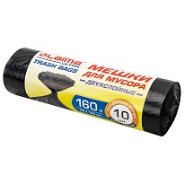 Мешки для мусора 160 л, черные, в рулоне 10 шт., ПВД, 30 мкм, 1200х900 мм, LAIMA ULTRA, 607694 в Георгиевске Мешки для мусора 160 л, черные, в рулоне 10 шт., ПВД, 30 мкм, 1200х900 мм, LAIMA ULTRA, 607694 в Георгиевске