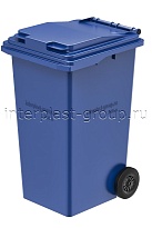Контейнер для мусора 240 л синий 240 синий в Георгиевске Контейнер для мусора 240 л синий 240 синий в Георгиевске