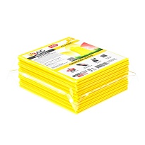 Мешки для мусора 160 л, желтые, в пачке 10 шт., ПВД, 40 мкм, 900х1100 мм, i-Bag в Георгиевске