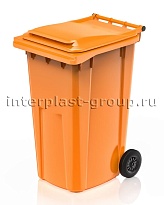 Контейнер для мусора 240 л оранжевый облегченный 240 оранжевый в Георгиевске Контейнер для мусора 240 л оранжевый облегченный 240 оранжевый в Георгиевске