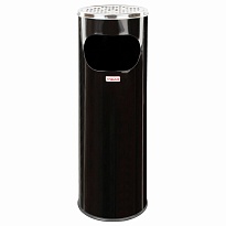 Урна с пепельницей 18 литров, нержавеющая сталь, черная, LAIMA PROFESSIONAL в Георгиевске Урна с пепельницей 18 литров, нержавеющая сталь, черная, LAIMA PROFESSIONAL в Георгиевске