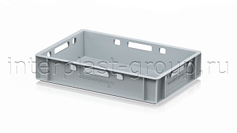 Ящик для мяса и колбасных изделий Е-1 серый в Георгиевске Ящик для мяса и колбасных изделий Е-1 серый в Георгиевске