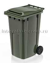 Контейнер для мусора 240 л зеленый облегченный 240 зеленый в Георгиевске Контейнер для мусора 240 л зеленый облегченный 240 зеленый в Георгиевске